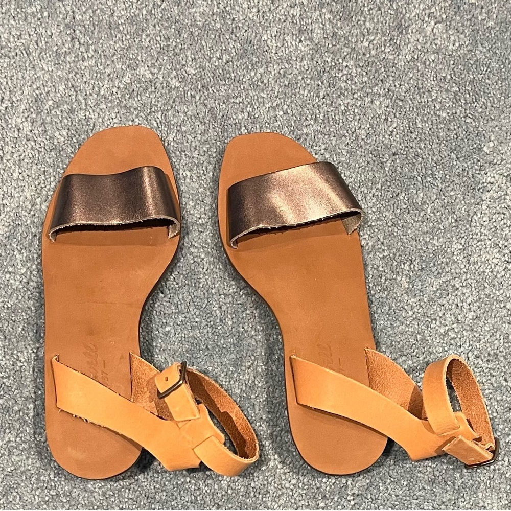 Madewell leather sandals size 6